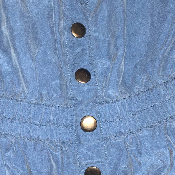 Forever 21 Blue Strapless Romper Medium - Picture 3 of 4